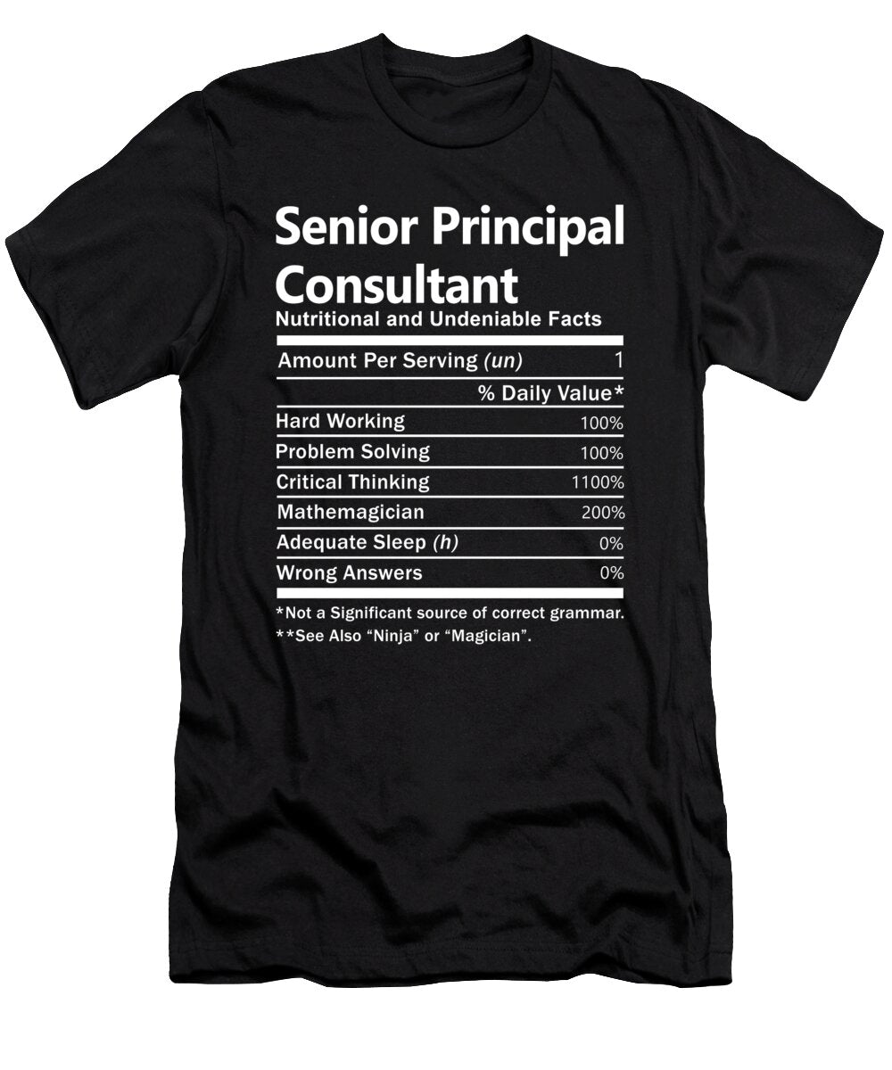 Senior Principal Consultant Nutrition Factors Gift Item Shi Hu Kang T-Shirt