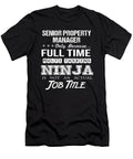 Senior Property Manager Ninja Job Gift Item Shi Hu Kang T-Shirt