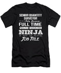Senior Quantity Surveyor Ninja Job Gift Item Shi Hu Kang T-Shirt