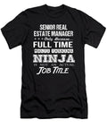 Senior Real Estate Manager Ninja Job Gift Item Shi Hu Kang T-Shirt