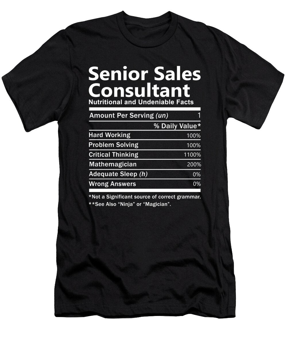 Senior Sales Consultant Nutrition Factors Gift Item Shi Hu Kang T-Shirt