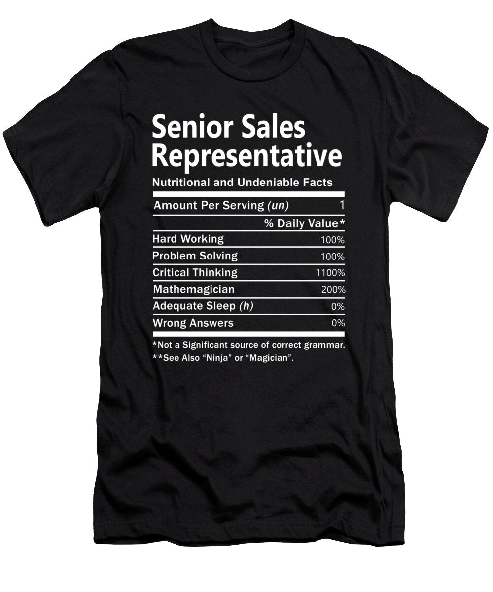 Senior Sales Representative Nutrition Factors Gift Item Shi Hu Kang T-Shirt