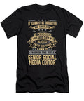 Senior Social Media Editor Forever the Title Job Gift Item Shi Hu Kang T-Shirt