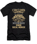 Senior Social Worker Forever the Title Job Gift Item Shi Hu Kang T-Shirt