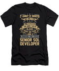 Senior Sql Developer Forever the Title Job Gift Item Shi Hu Kang T-Shirt