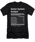 Senior System Analyst Nutrition Factors Gift Item Shi Hu Kang T-Shirt