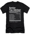 Senior Tax Advisor Nutrition Factors Gift Item Shi Hu Kang T-Shirt