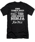 Senior Technical Writer Ninja Job Gift Item Shi Hu Kang T-Shirt