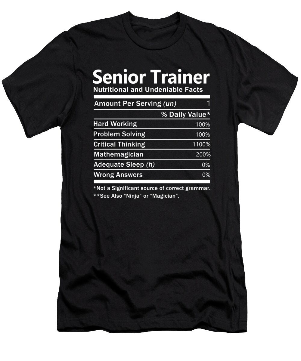 Senior Trainer Nutrition Factors Gift Item Shi Hu Kang T-Shirt