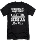 Senior Travel Consultant Ninja Job Gift Item Shi Hu Kang T-Shirt