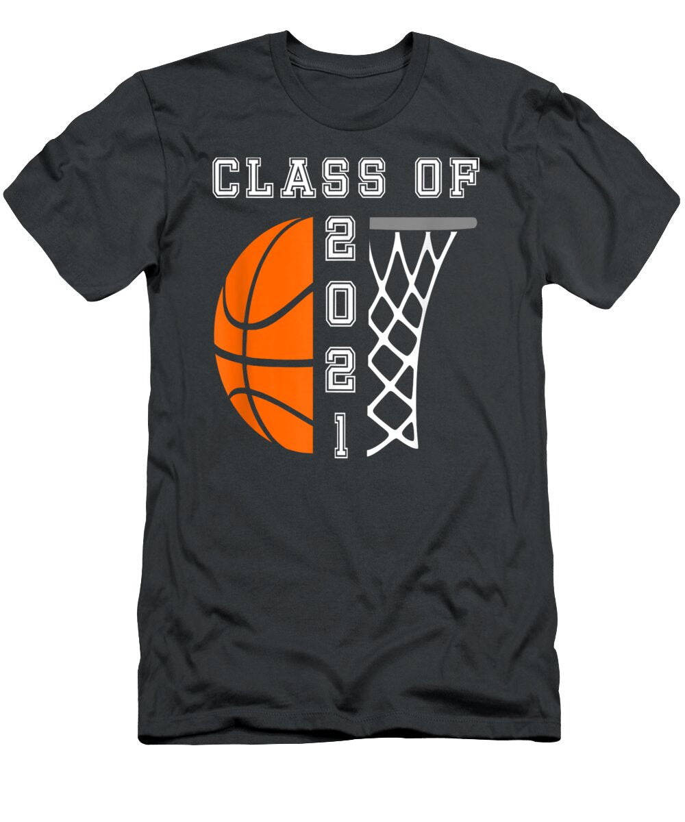 Senior Year Basketball 2021 Graduation Night Boys Girls Deivik Cheryl T-Shirt