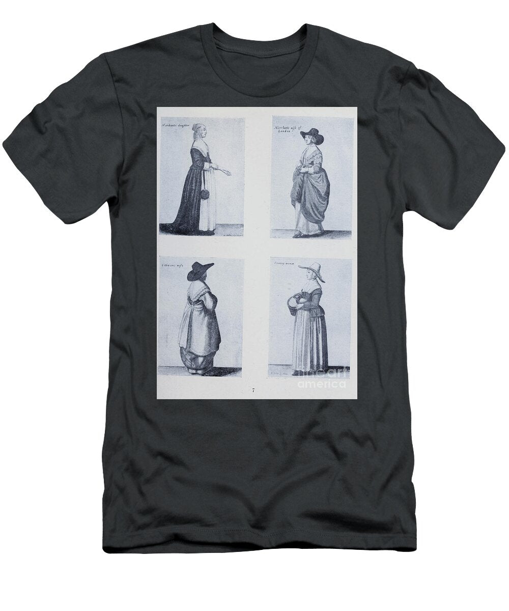 Series of Thirty Two Halftone Reproductions of Engravings L7 Historic Illustrations T-Shirt