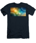 Several Circles Composed of Dotted Lines Overlap to Create a Vibrant Abstract Background Odon Czintos T-Shirt