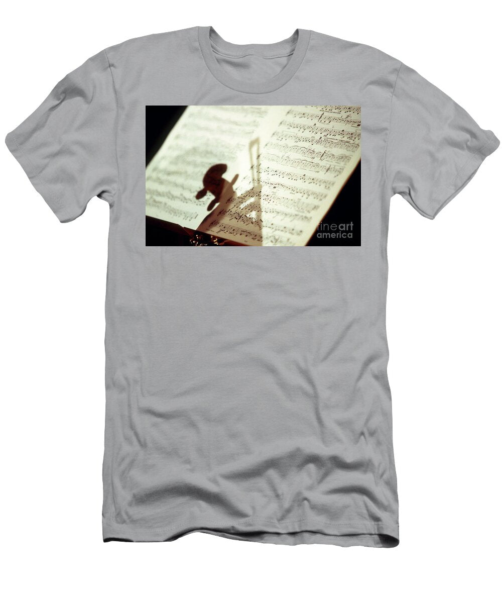 Shadow of a Violin on a Score T-Shirt