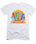 Shanghai City Skyline Color Circle Outline Illustration Jpldesigns T-Shirt