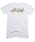 Shanghai City Skyline Color Outline Illustration Jpldesigns T-Shirt