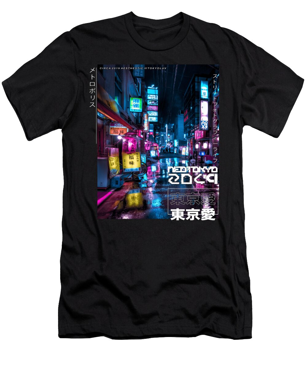 Shimbashi At Night Scenic River Cruises Mizorey T-Shirt