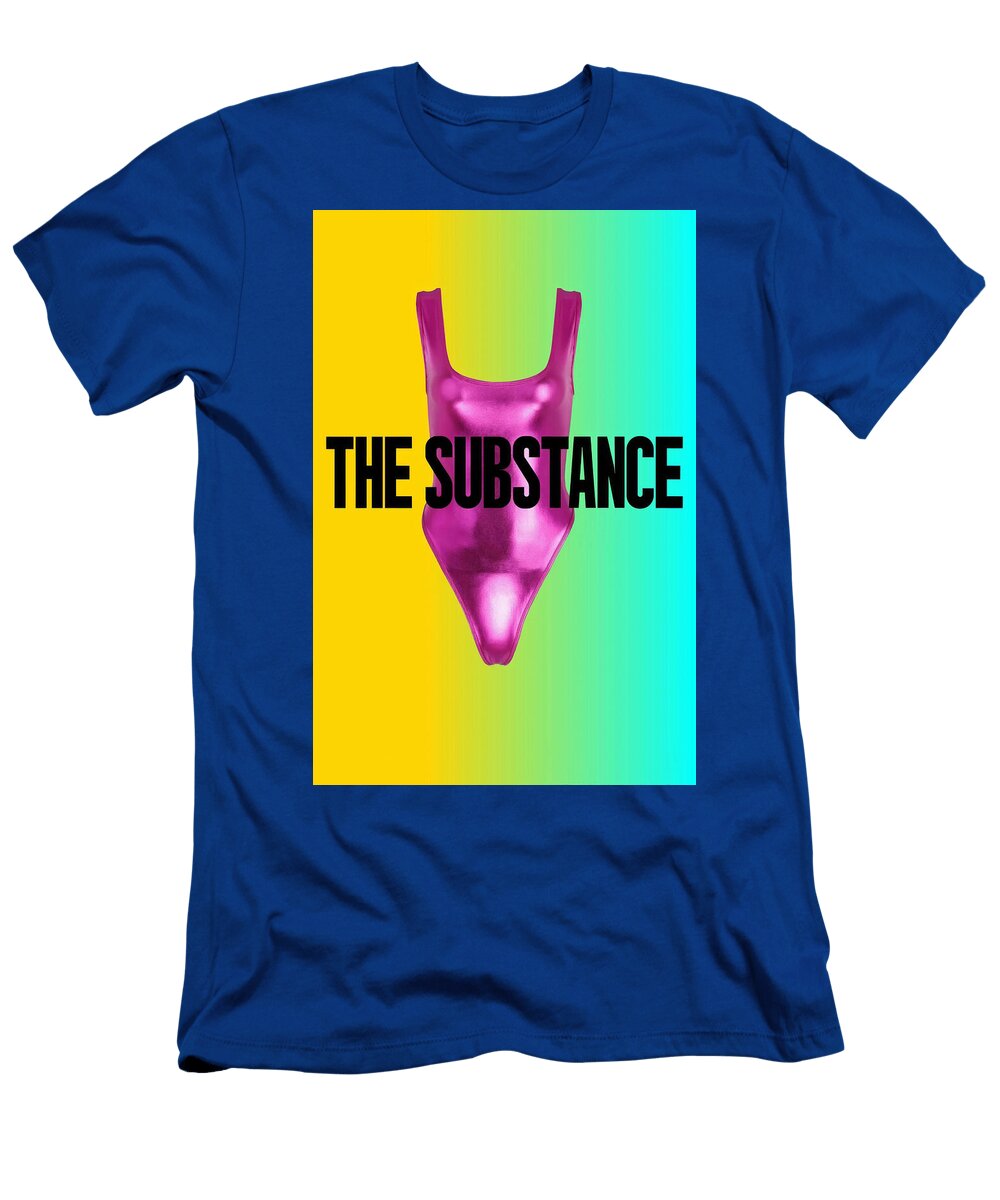 Shiny Pink Bodysuit on Colorful Gradient Brian Ryuban T-Shirt