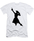 Silhouette of a Male Hula Dancer with Background Gunther Allen T-Shirt