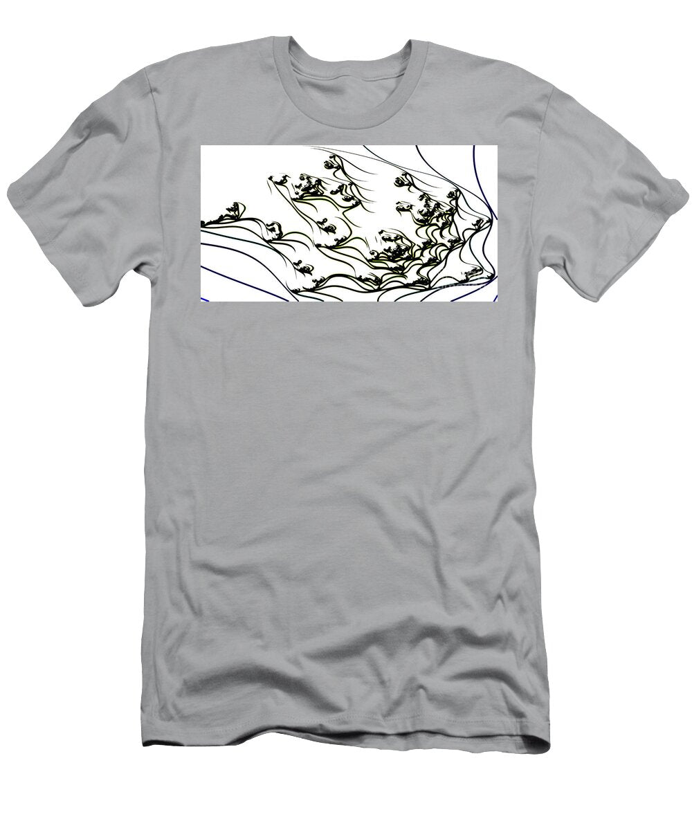 Simple Abstract Black Design on White Background Roy Jacob T-Shirt