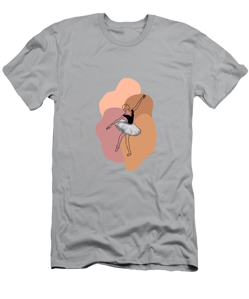 Simple Ballerina Line Art Nicole Almoro T-Shirt