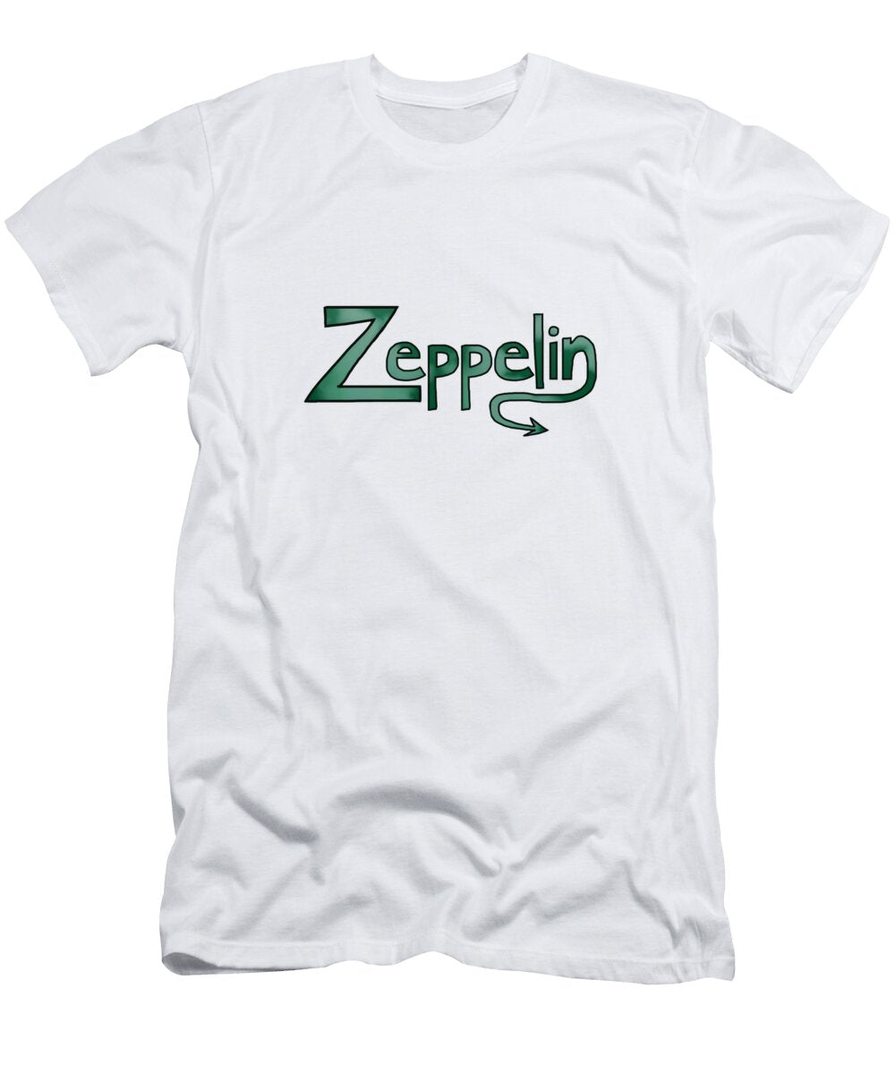Simple Text Zeppelin Harry M Costello T-Shirt