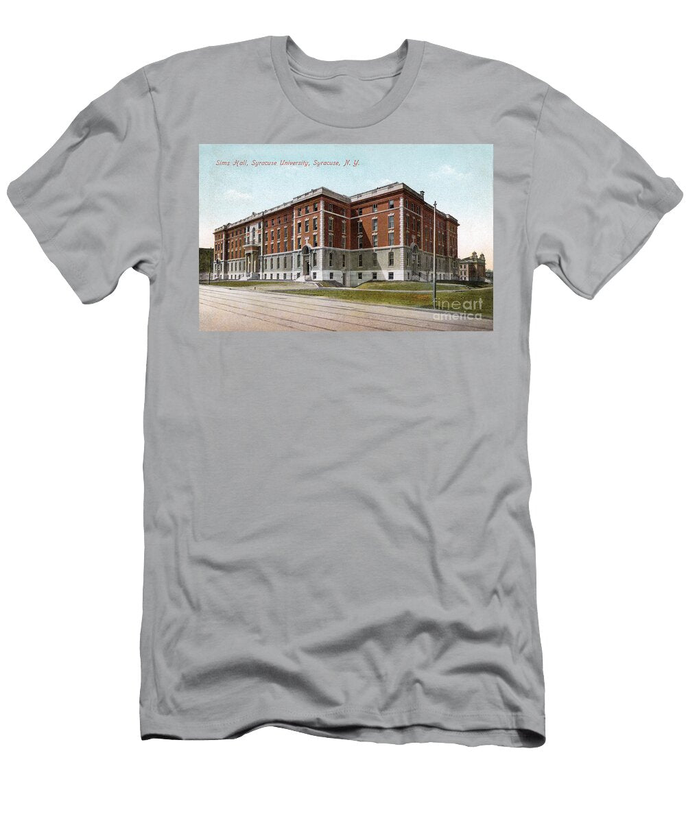 Sims Hall Syracuse University 1909 Built in 1906 As a Mens Dormitory Located Southeast of Quad David Lombard T-Shirt