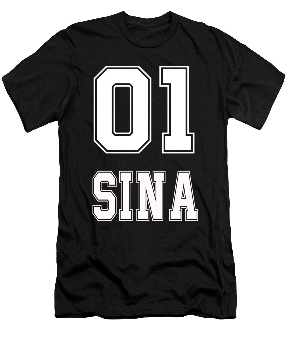 Sina Cool Name Day Birthday Gift Benjamin Burkert T-Shirt
