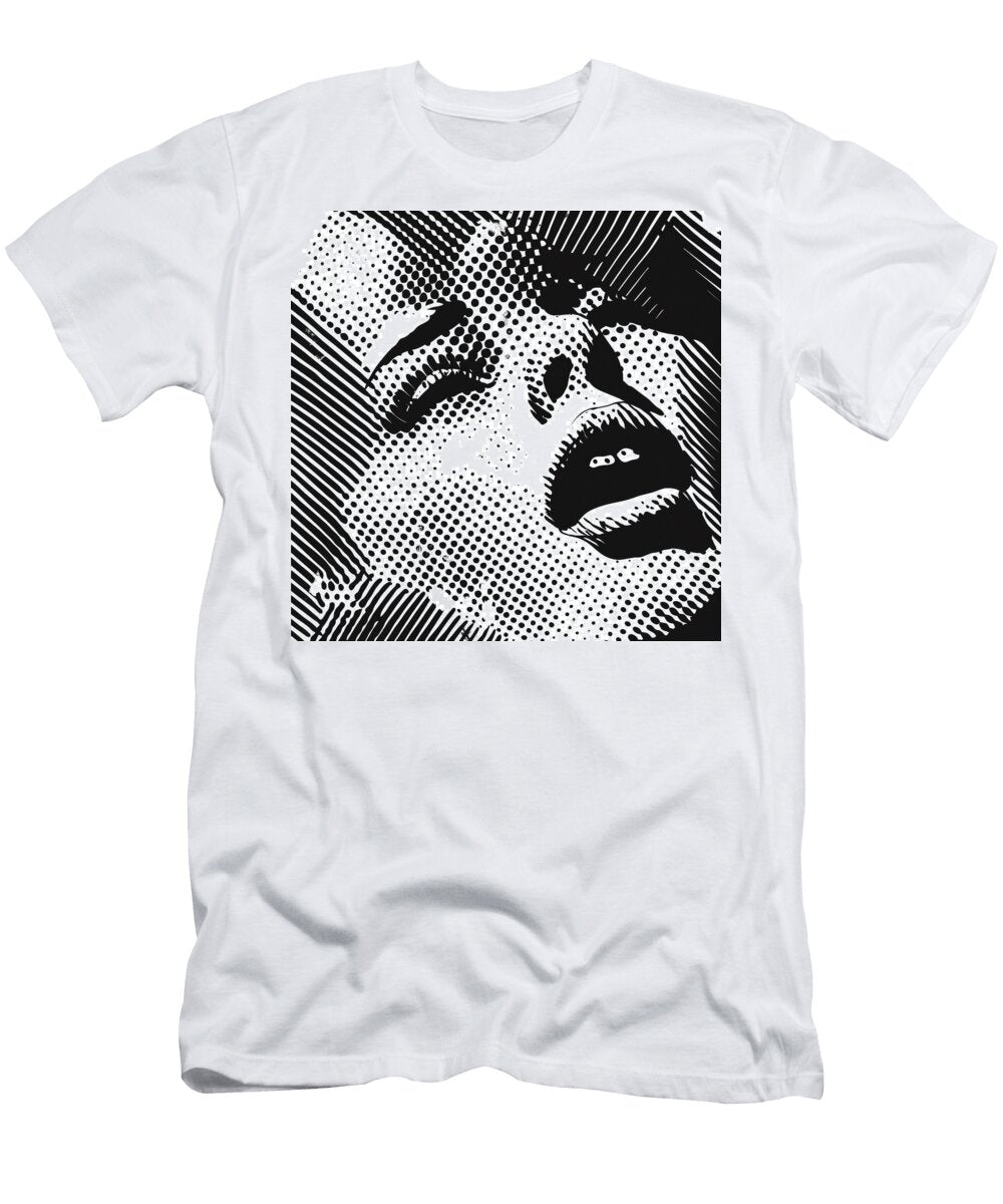 Singing Her Heart Out Comic Book Art 53 Mad Paperairplanes T-Shirt