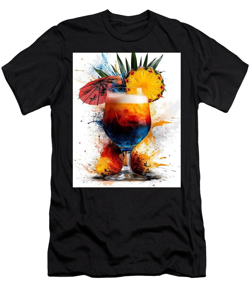 Sip Me Away Xenia Bordeaux T-Shirt