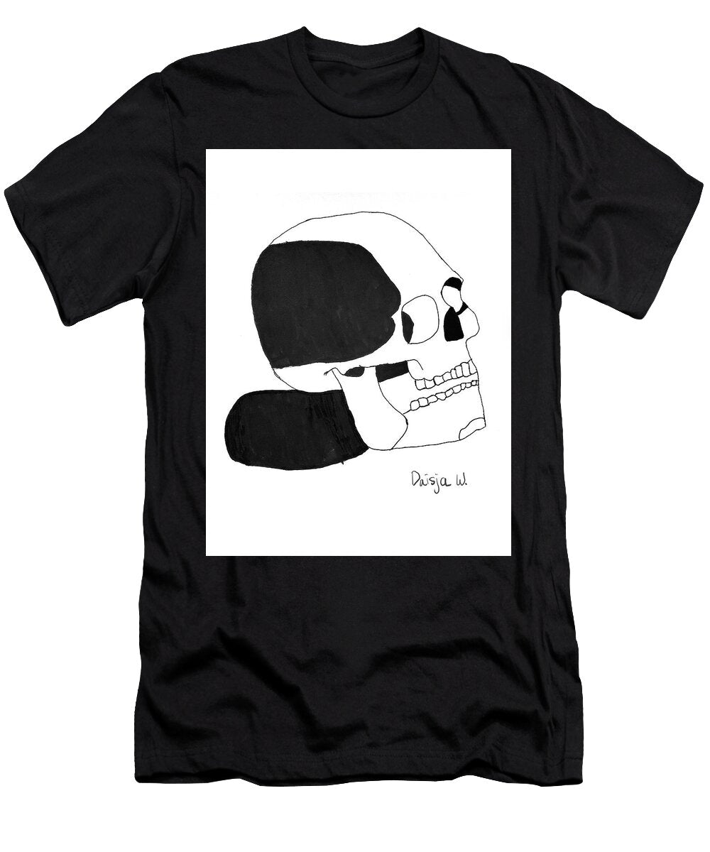 Skull Art Daisja Wright T-Shirt