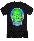 Skullit Crystal Skull Green Blue Matthew Drinkall T-Shirt