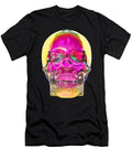 Skullit Crystal Skull Yellow Pink Matthew Drinkall T-Shirt