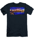 Skyline of Downtown Chicago As Seen From the Museum Campus At Blue Hour Digital Painting Nicko Prints T-Shirt