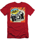 Slr Camera Click Comic Book Art 69 Mad Paperairplanes T-Shirt