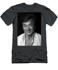 Smiling Person in Monochrome Halftone Jackie Chan Travel Poster Art Print T-Shirt