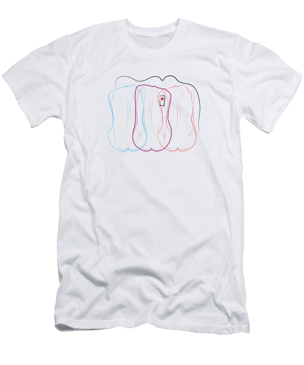Sms Line Art Antonn Kornn T-Shirt