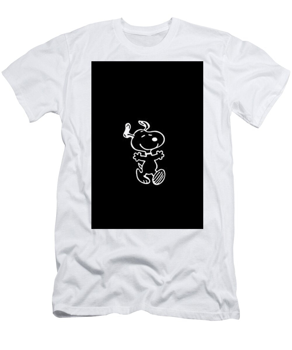 Snoopy Lineart David T Stephens T-Shirt