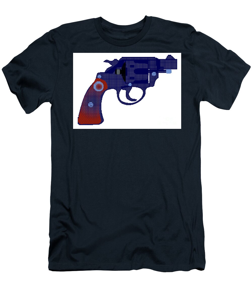 Snub Nose 45 in Halftone Bigalbaloo Stock T-Shirt