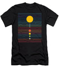 Solar System Abstract Lineart Vasyl Lavrishchev T-Shirt