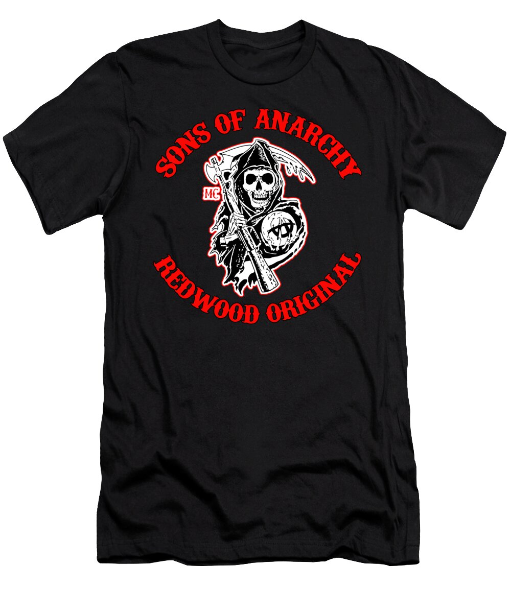 Sons of Anarchy Logo Dace Hure T-Shirt