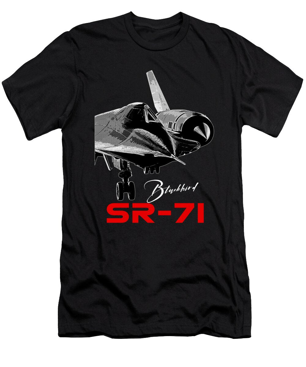 Sr71 Blackbird US Air Force Fighterjet Aerolovers Dany T-Shirt