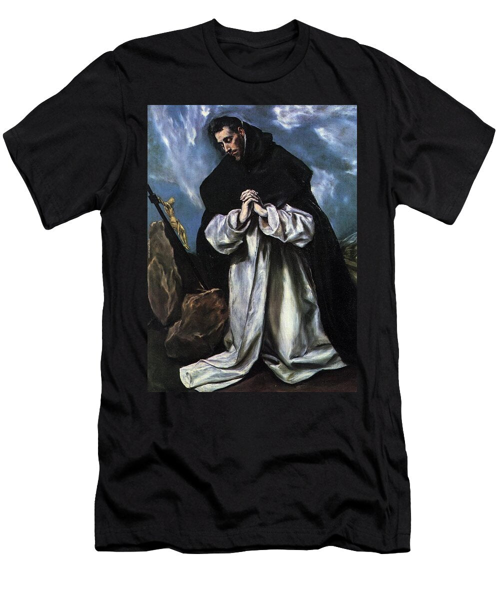 St Dominic in Prayer El Greco T-Shirt