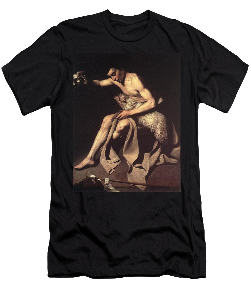 St John the Baptist Caravaggio T-Shirt