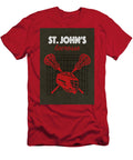 St Johns University Queens Campus College Lacrosse Sports Vintage Poster Design Turnpike T-Shirt