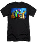 Stained Glass Dragon Ellen Cotton T-Shirt