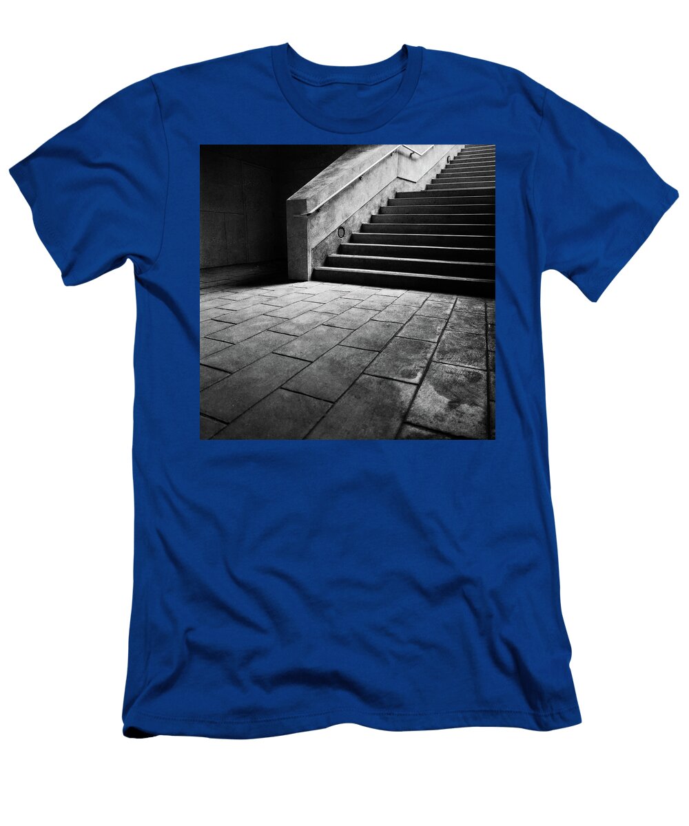 Stairs to the Top Bw Parking Structure Yopedro T-Shirt