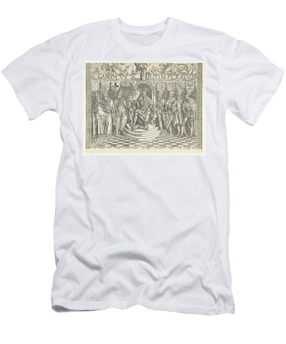 Stamboom Van Het Habsburgse Huis Blad Negentien Carolus V Ro Imperator Motionage Designs T-Shirt