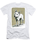 Standing Wolf Artistic Monochrome Illustration of a Lone Canine Wall Art Prints T-Shirt