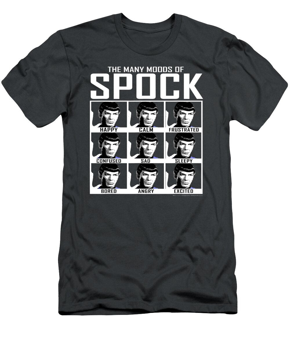 Star Trek the Original Series Moods of Spock Textbook Ruadha Kaylah T-Shirt